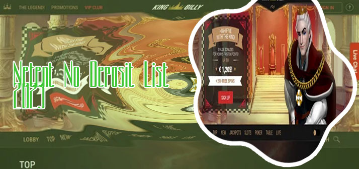 No deposit netent casino